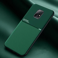 phone case for xiaomi redmi 10x 4g luxury pu leather line texture cover for redmi note 9 9s pro max note 8 pro anti fall cases