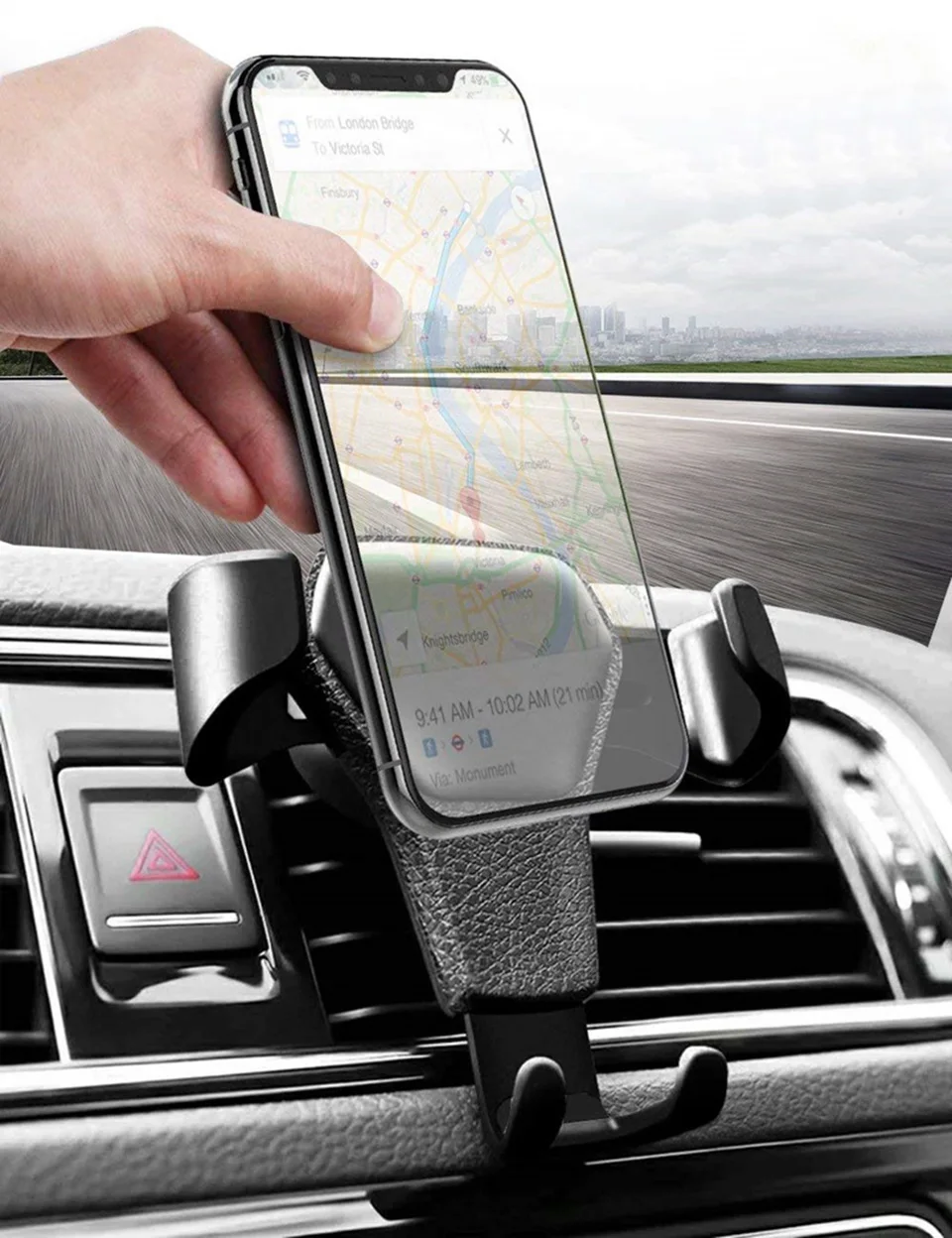 

Car Phone Holder for Phone Gravity Universal Mobile Car Phone Stand Holder Air Vent Cell Phone Holder Clip Navigation Bracket