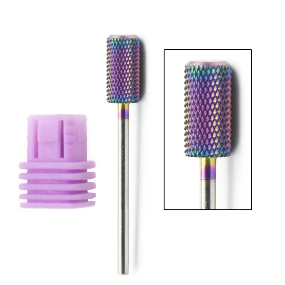 Профессиональная дрель для маникюра и педикюра из карбида вольфрама радуги