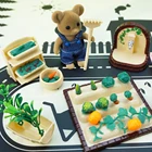 Миниатюрная мебель для кукольного домика, игрушка для детей 1:12, Спящая мышь, семейный набор инструментов для фермы, игрушки для девочек, подарок