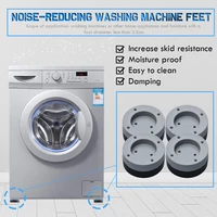 4pcs anti slip and noise reducing washing machine feet non slip mats refrigerator anti vibration pad kitchen bathroom mat
