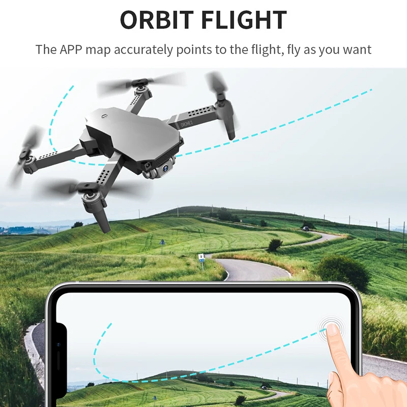 

Helicopter Drone RC Quadcopter Helicopter Drone Folding Aerial Drone Aircraft Wi-Fi Real-Time Transmission Of Quadcopter
