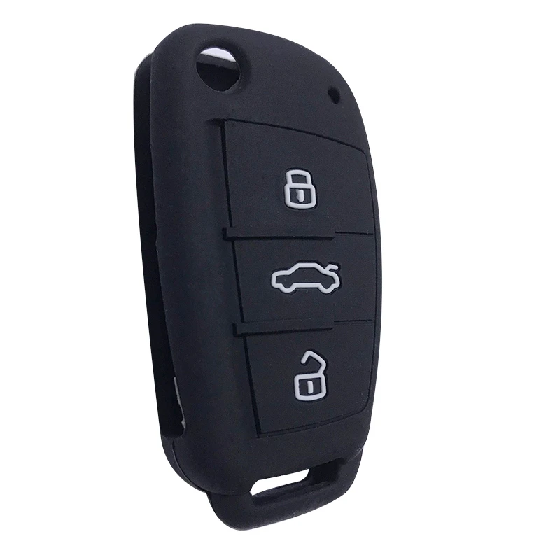 Силикагель Складной Дистанционный чехол для ключа автомобиля брелок Audi A2 A3 A4 A6 A6L