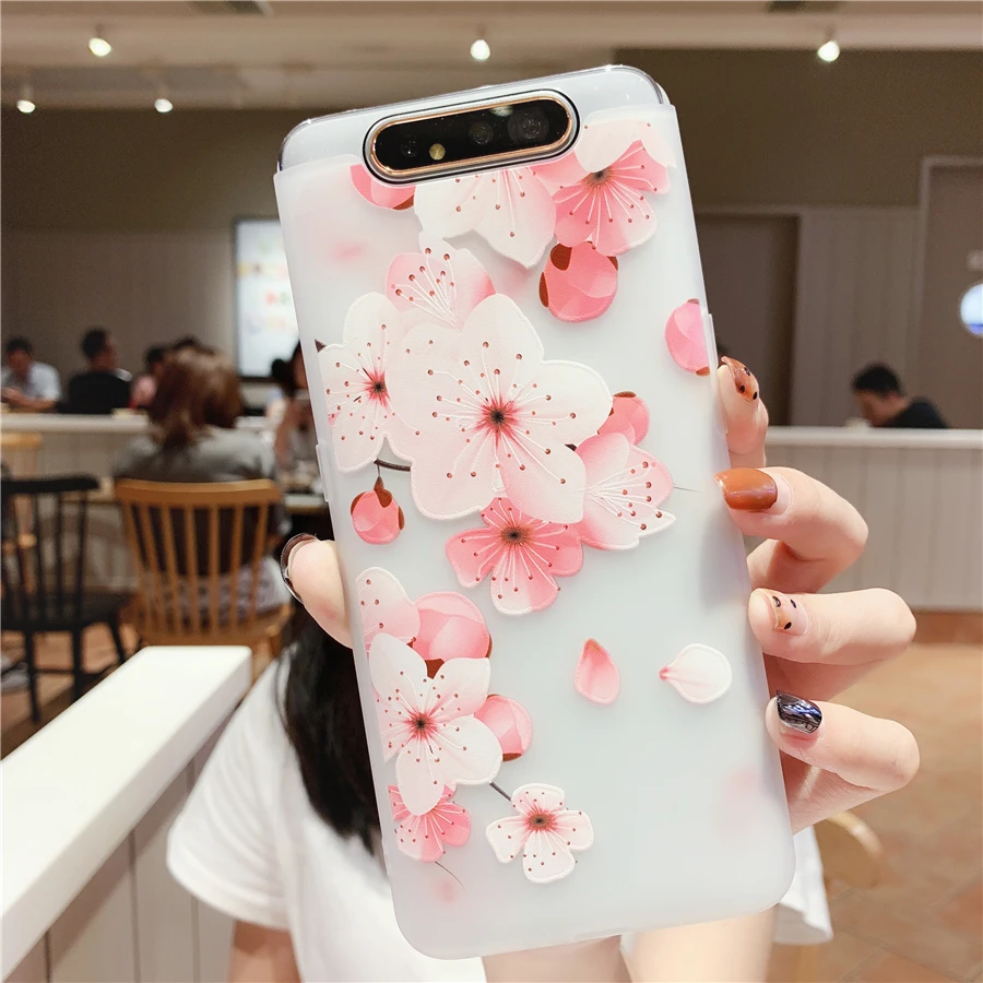 3D Чехол книжка с выбитым рисунком цветка чехол для телефона Samsung Galaxy Note10 S10 S9 S8