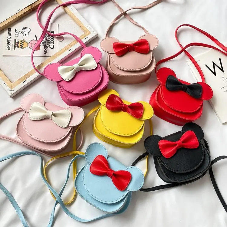 

Детская сумка Disney, сумка-мессенджер для маленькой девочки, мини-кошелек для монет, новая модная Корейская сумка через плечо для девочек с Микки
