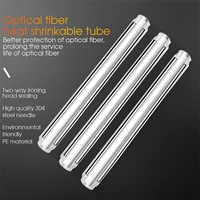 double needle fiber heat shrinkable tube 60mm ftth fiber fusion splice protection tube