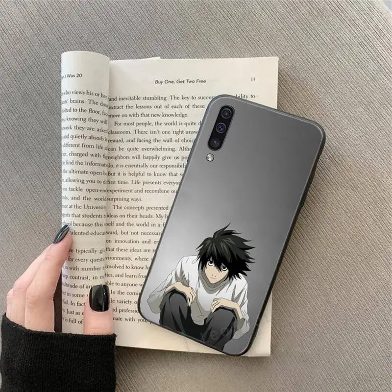 

Death Note anime manga LLawliet Phone Case For Samsung Galaxy A 3 6 7 8 10 21 01 11 31 91 10S 20S 30S 50S PLUS funda coque