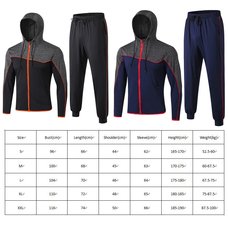 IEMUH Мужская одежда футболка + леггинсы Рашгард Комплект топ с длинными рукавами