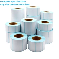 1000pcsroll thermal sticker adhesive paper blank tag waterproof package label supermarket price print supplies stationery stic