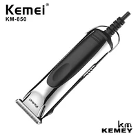 kemei professional mens multi function rechargeable electric hair clipper modeling tool carbon steel cutter head km 850