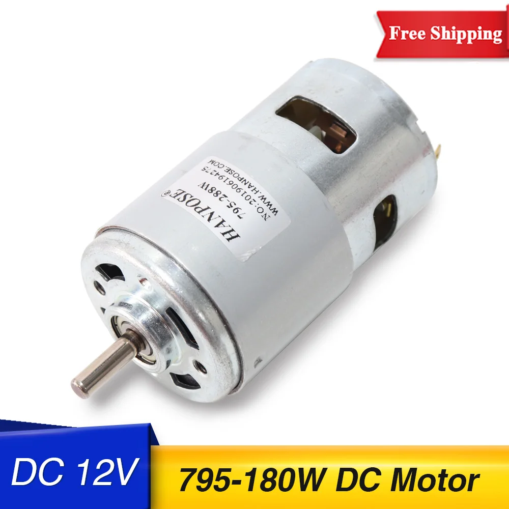 795 Электрический Шпиндельный двигатель для дрели 180W Brush DC motors rs газонокосилки с