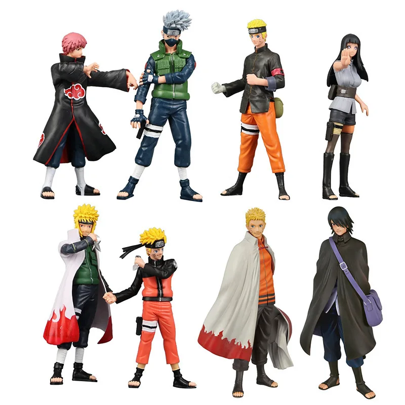 

Naruto figure running Penn Kakashi Uzumaki Naruto Reincarnation Itachikamaru Dedara doll model