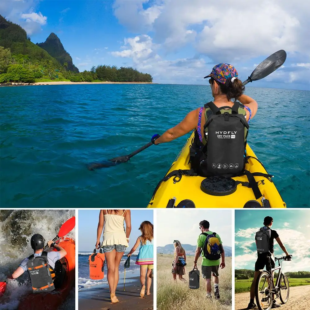 

Outdoor Drifting Swimming Water Sports Dry Gear Bag Waterproof Dry Bag River Trekking Swimming Bag Sack Storage Bag 10L/15L/20L