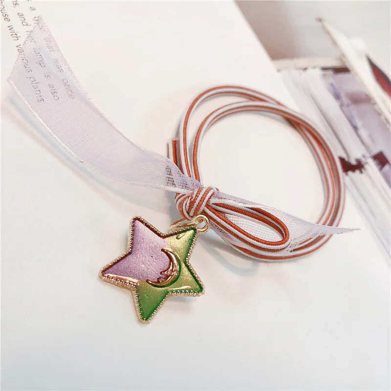 

Simple Female Hair Tie Small Star Rubber Band Hair Accessories