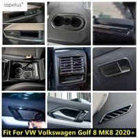 ac air conditioning panel door handle bowl frame cover trim stainless steel accessories for vw volkswagen golf 8 mk8 2020 2022