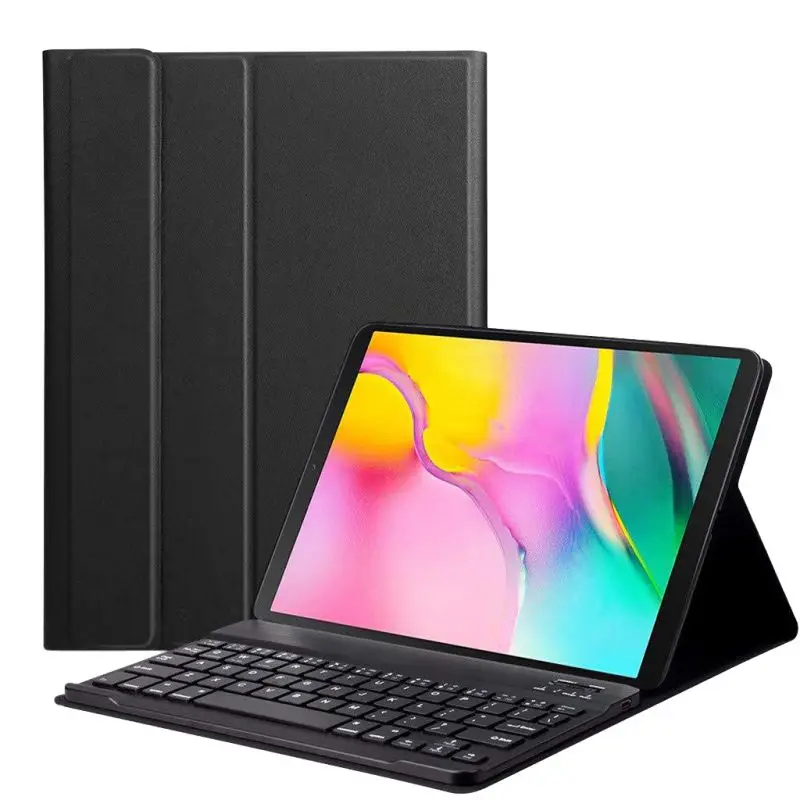 

10.5 Leather Keyboard Case with Bluetooth Keyboard for Samsung Galaxy Tab S5E 2019 SM-T720 SM-T725 Removable Backlight Keyboards