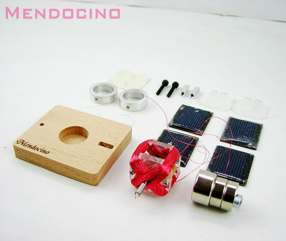 

Tiny Mendocino Motor magnetic suspension Solar toy Scientific physics toys Pressure reducing EDC toy