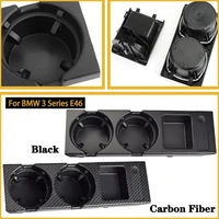 for bmw 3 series e46 318 320 325 330 323 abs car center console water cup holder beverage bottle holder coin box