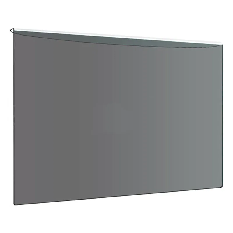

24-Inch Privacy Film, Computer Privacy Isolation Board (547X320X3mm) Around 45-Degree Privacy Protection Screen Privacy