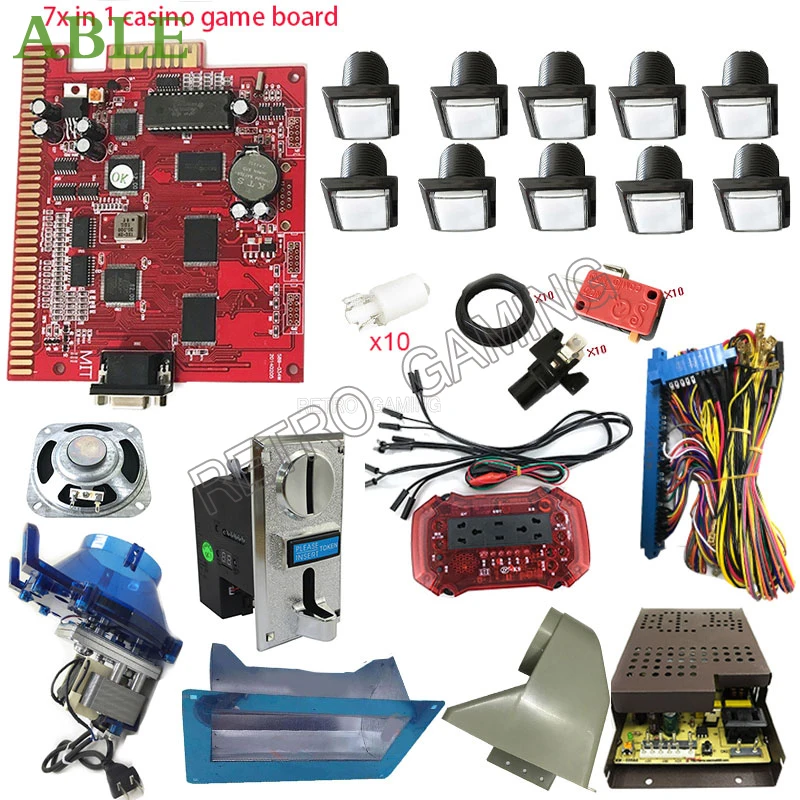 Игровой автомат для казино материнская плата покерных игр 7X в 1 комплект сделай