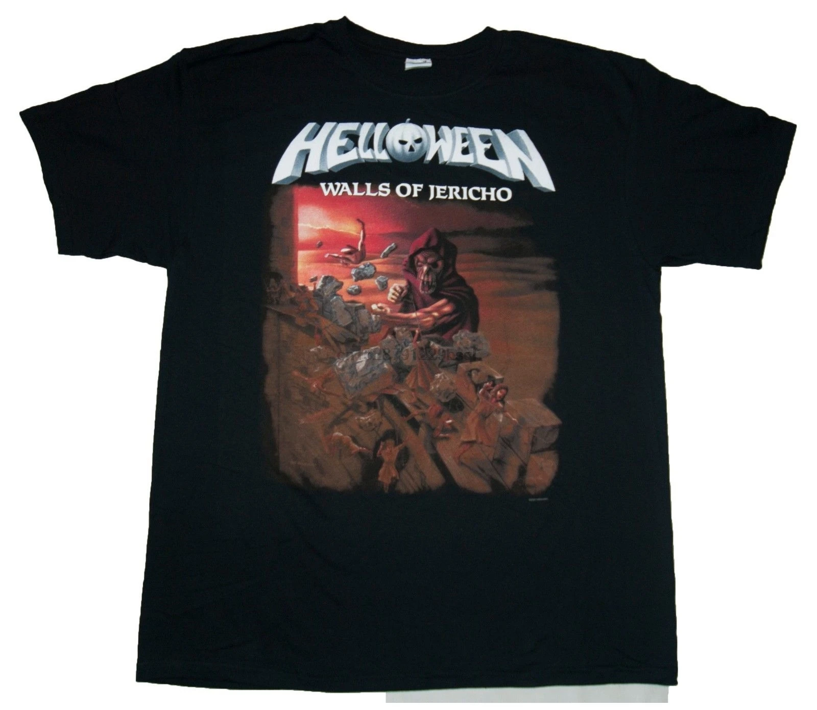 Helloween Walls Of Jericho футболка S M L Xl 2Xl совершенно новая официальная футболка|Мужские