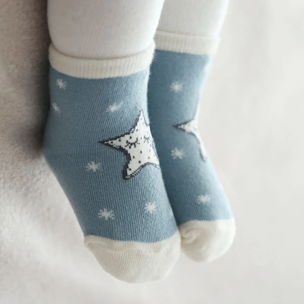 

Baby Toddler Asymmetry Socks Anti-slip Cartoon Cute Spring Autumn Winter Cotton