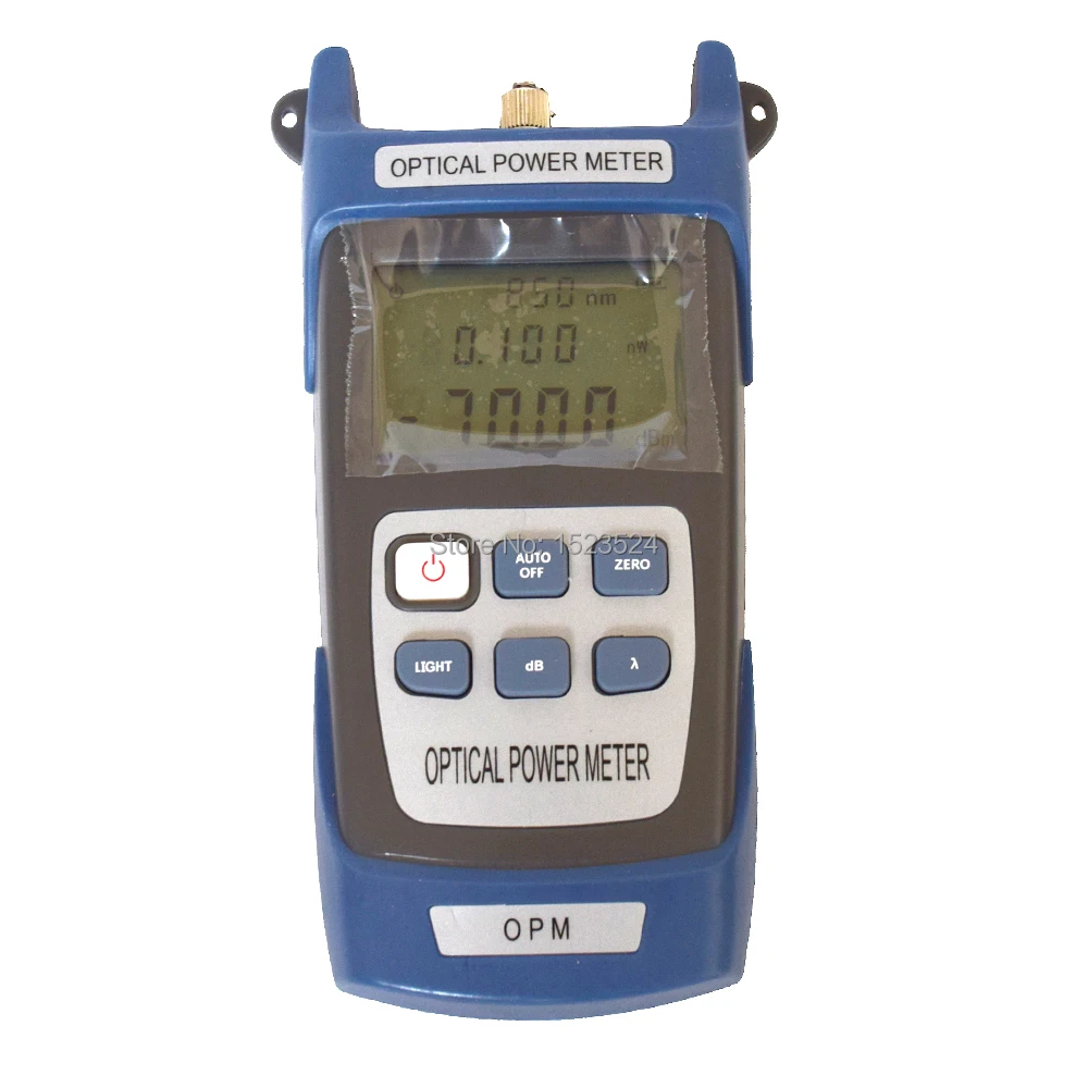 FTTH волоконно оптический измеритель мощности тестер оптоволоконных кабелей 70 дБм