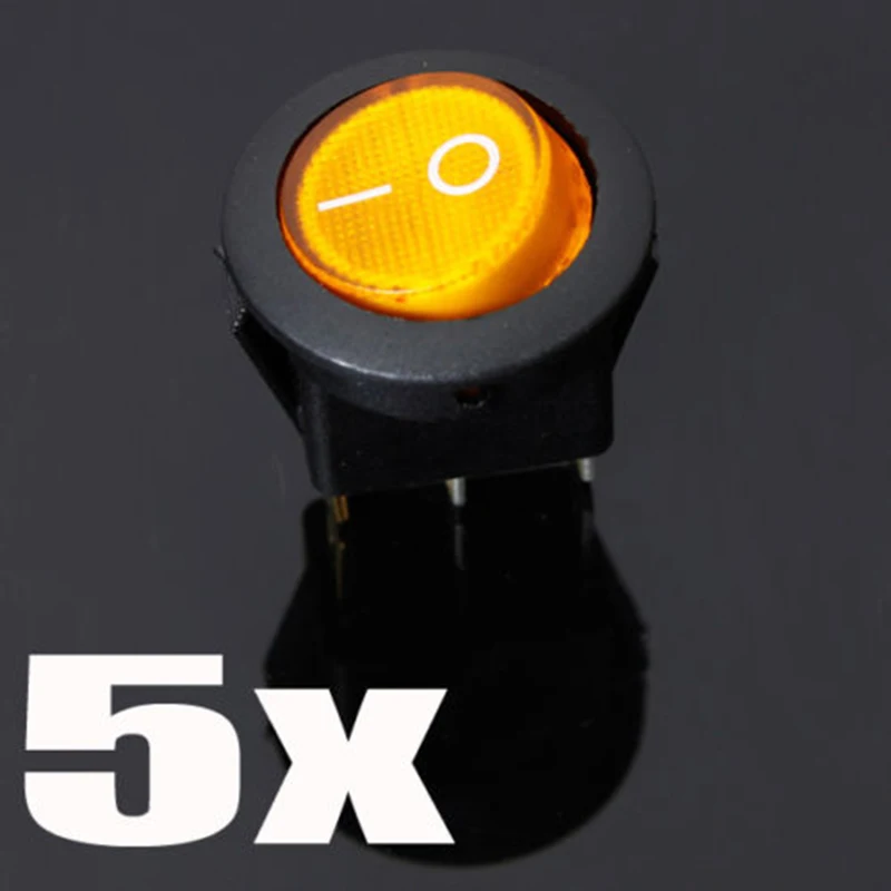 Светодиодный точечный светильник 20 шт. 12 В для автомобилей лодок Круглый