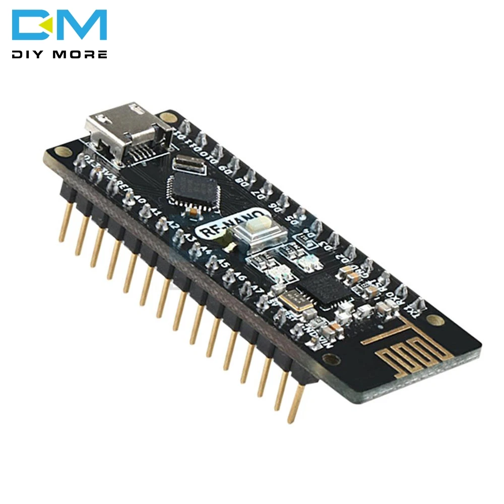 Nano V3.0 CH340 RF-Nano Micro USB плата ATmega328P QFN32 5V 16M Integrate NRF24l01+ 2,4G Беспроводная для Arduino
