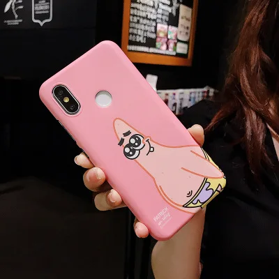 Starktni Фильм Действие Хлопушка доски чехол для телефона для iphone XR 11Pro Max 6 X XS MAX 6S 7 8 Plus Мягкий ТПУ задняя крышка чехол s - Цвет: Patrick Star