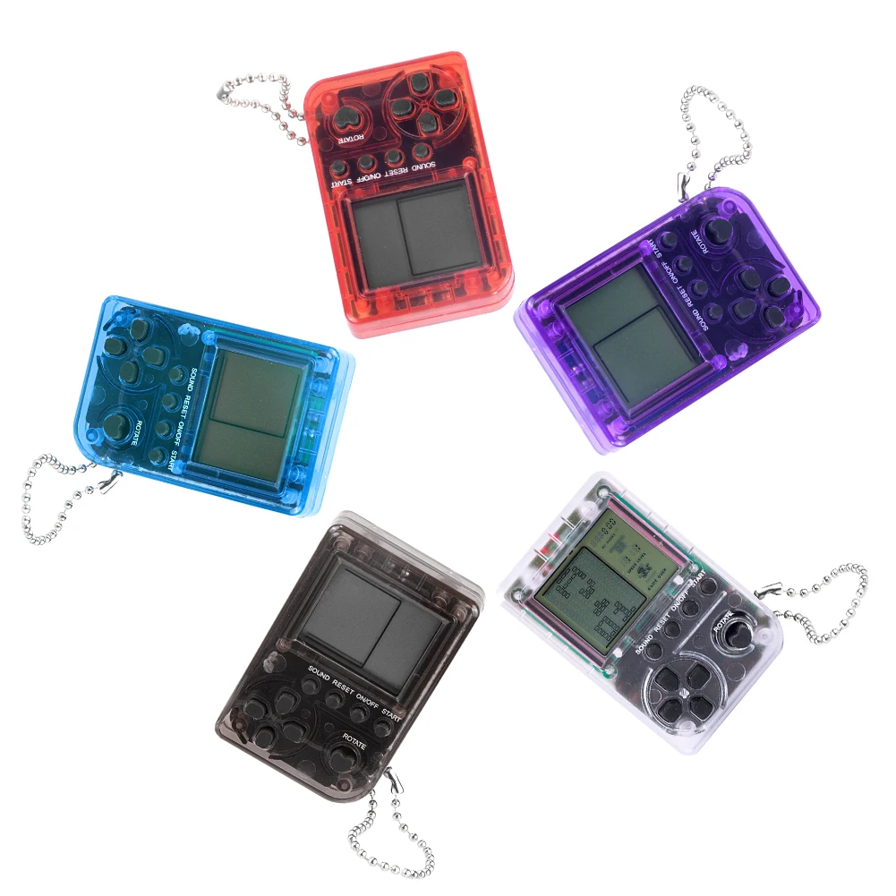 

Pocket Mini Classic Game Machine Children's Handheld Retro Nostalgic Mini Game Console With Keychain Hamster Video Game 26 Games