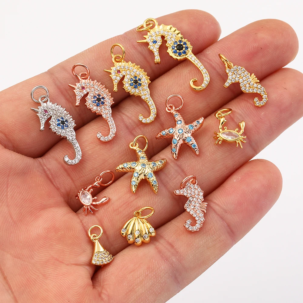 Медные Подвески в виде животных для изготовления ювелирных изделий | Украшения и