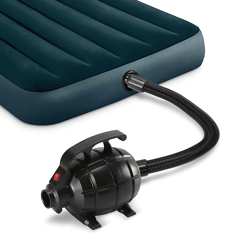 Barato Compresor De Aire Portátil, Bomba De Aire De 220-240V, Colchoneta De Aire, Bomba De Bombeo Inflable Para Cama De Aire, Bomba De Pista De Aire Para El Hogar