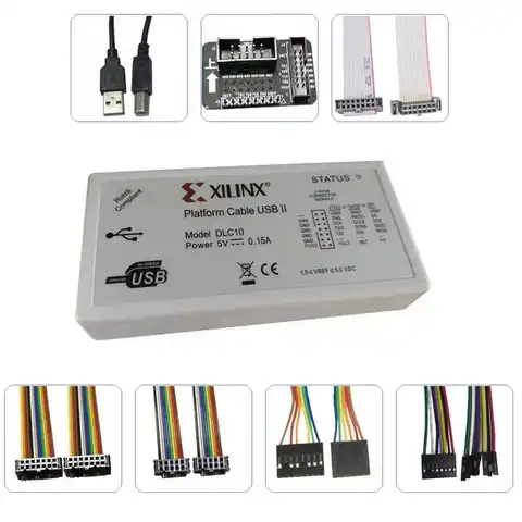 Платформенный кабель Xilinx, USB-кабель для загрузки Jtag, программатор для FPGA CPLD, новая Обновленная версия DLC10