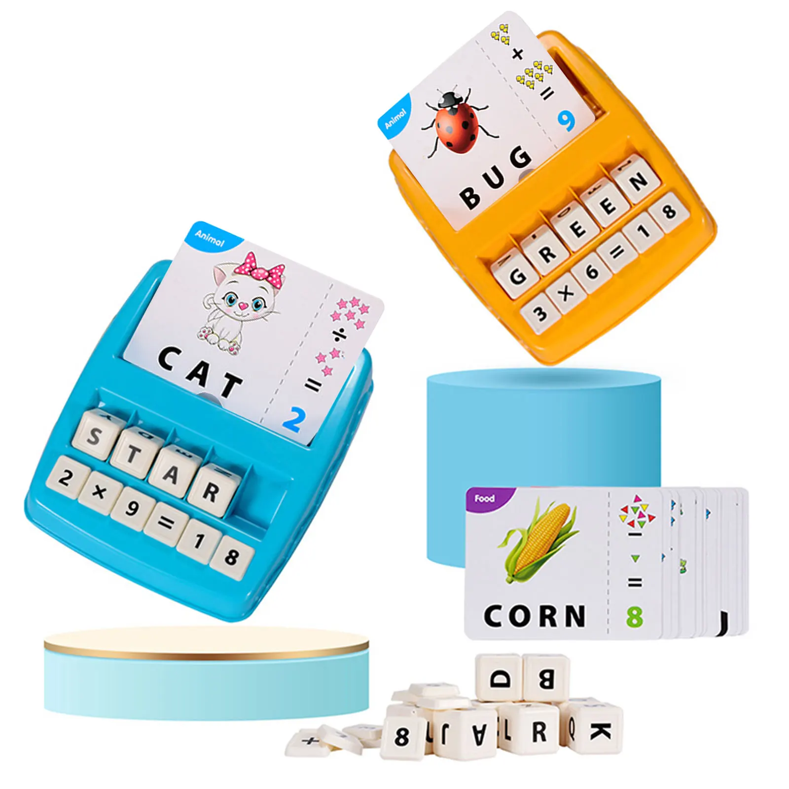 

Matching Letter Game Spelling Reading English Alphabet Wooden Letters Card Match Game Children Pre-school Learning Language Toys