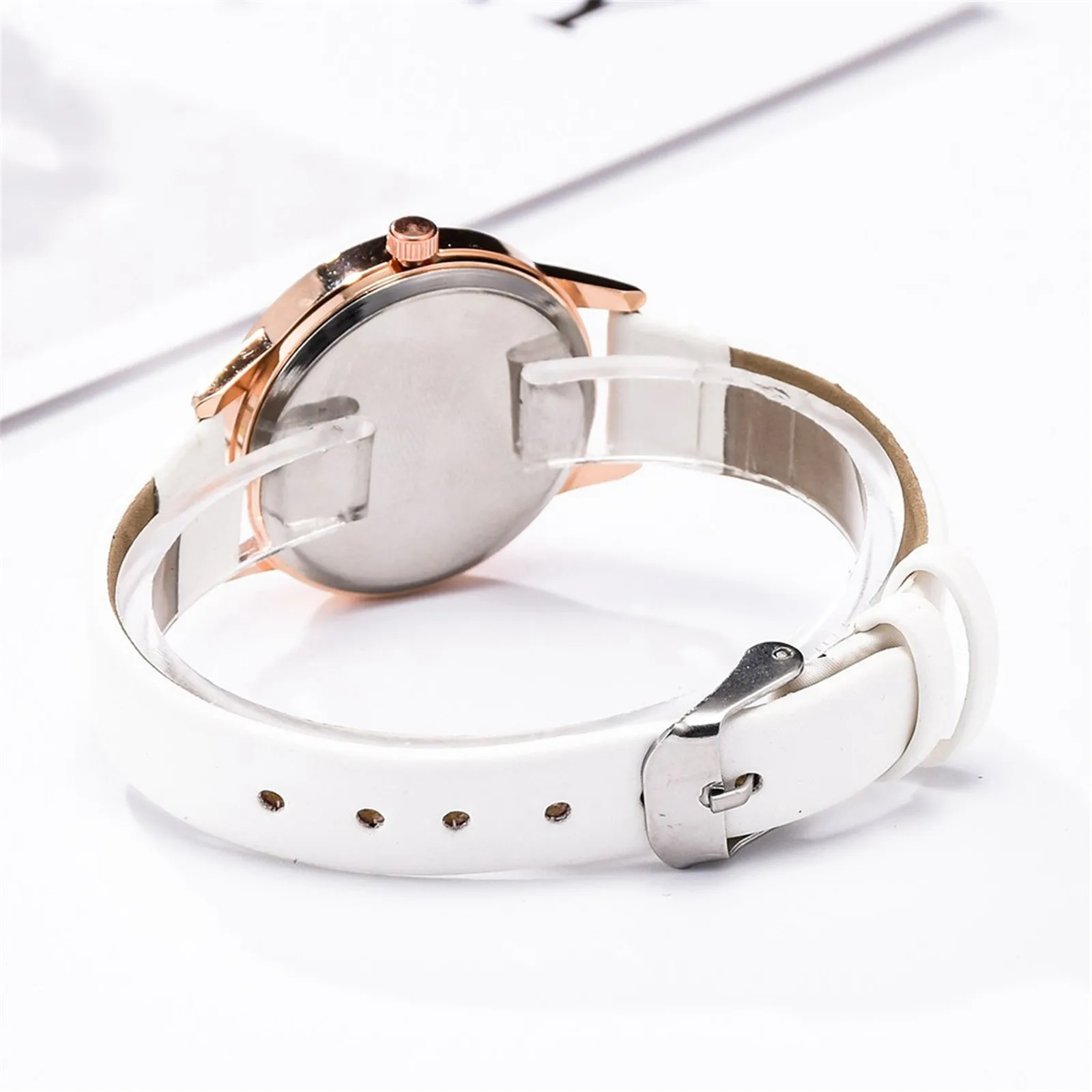 

Luxury Watches For Women Trendy Wristwatches Diamond-Shaped Ladies Leather Band Quartz Wrist Watch Relogio Feminino Montre Femme