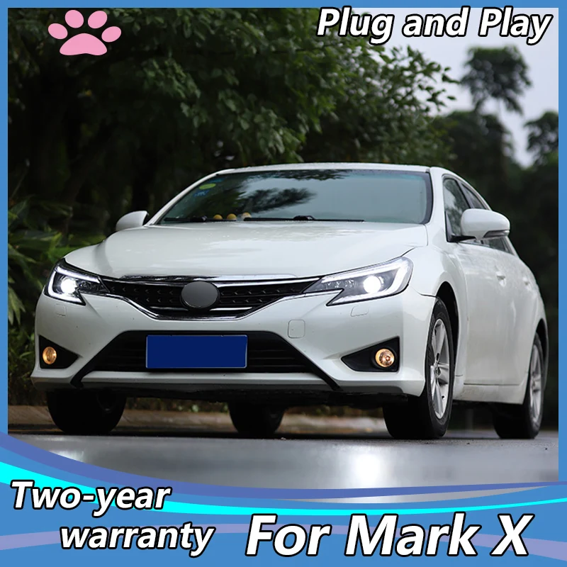 

Car Styling Head Lamp for Toyota Reiz Headlights 2013 -2018 Mark X LED Headlight Bi-Xenon Head Lamp LED DRL Headlight assembly