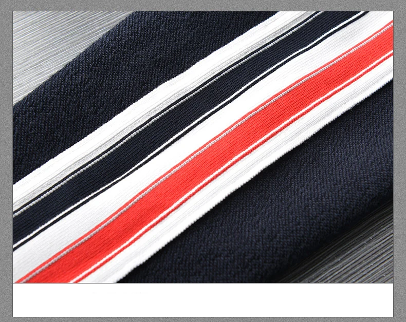 

2021 Fashion TB THOM Brand Spring hooded Clothing Slim Cotton Jacket Men Women Sweatshirts Solid Striped Sleeves Casual Coat