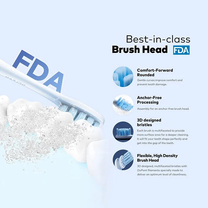 

Xiaomi Oclean F1 Sonic Electric Toothbrush Waterproof Automatic Tooth Brush Adult Wireless Toothbrush Deep Cleaning Tooth Brush
