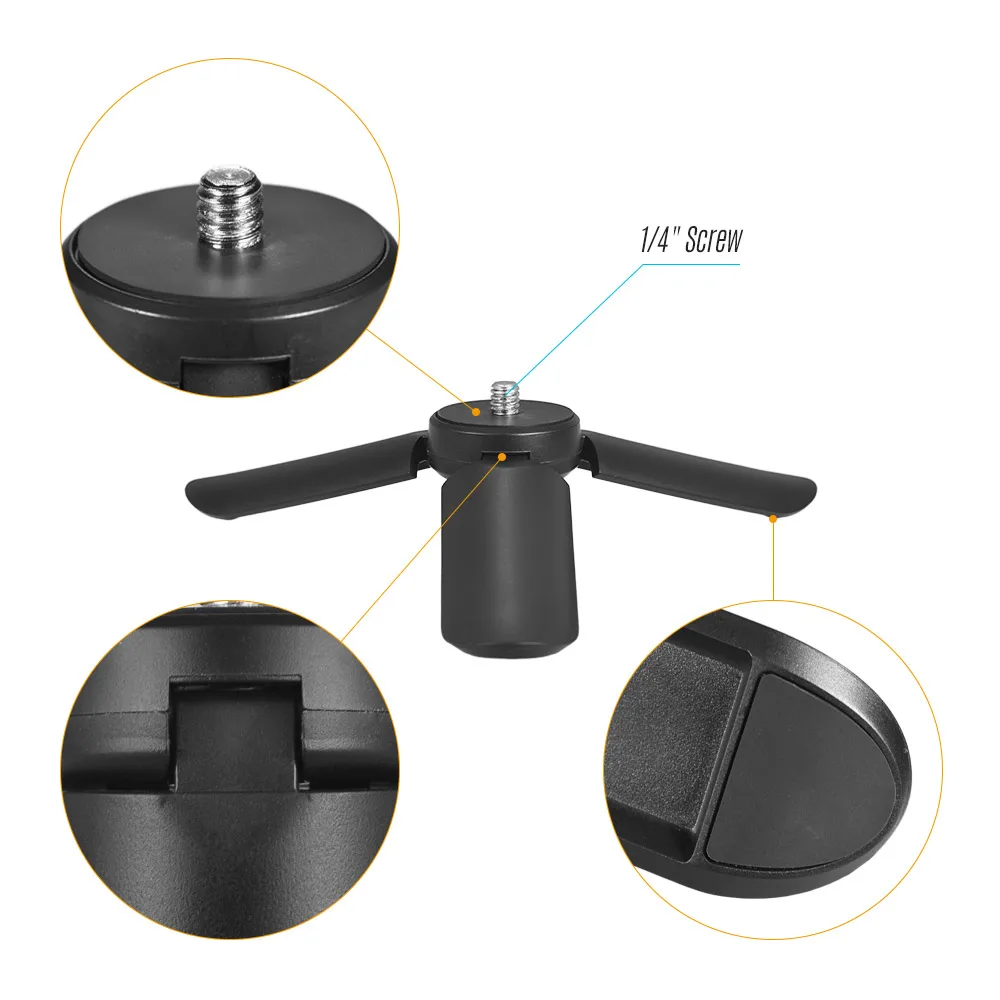 Мини карданный Настольный Штатив 1/4 &quotвинт для Funblu Mini Gimbal Zhiyun Smooth Q/4 Feiyu Vimble 2 DJI OSMO