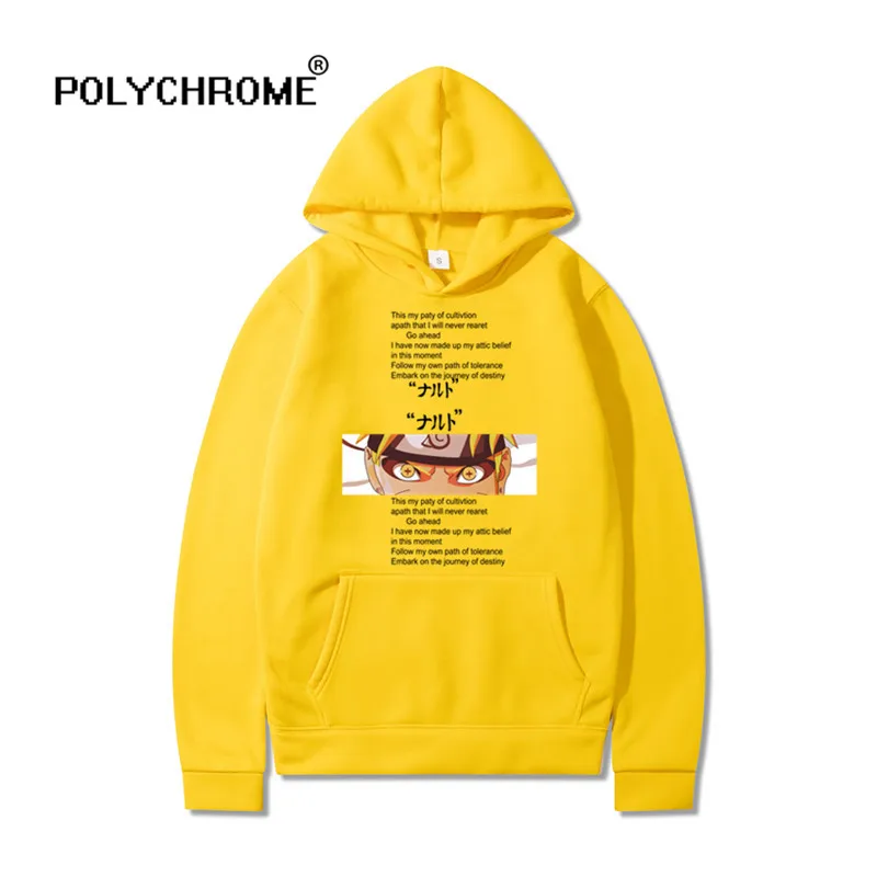 

Japanese Anime Hoodies Men Casual Fashion 2021 New Cartoon Quote Graphic Hoodie oversize Harajuku Unisex Sweatshirt Male Tops