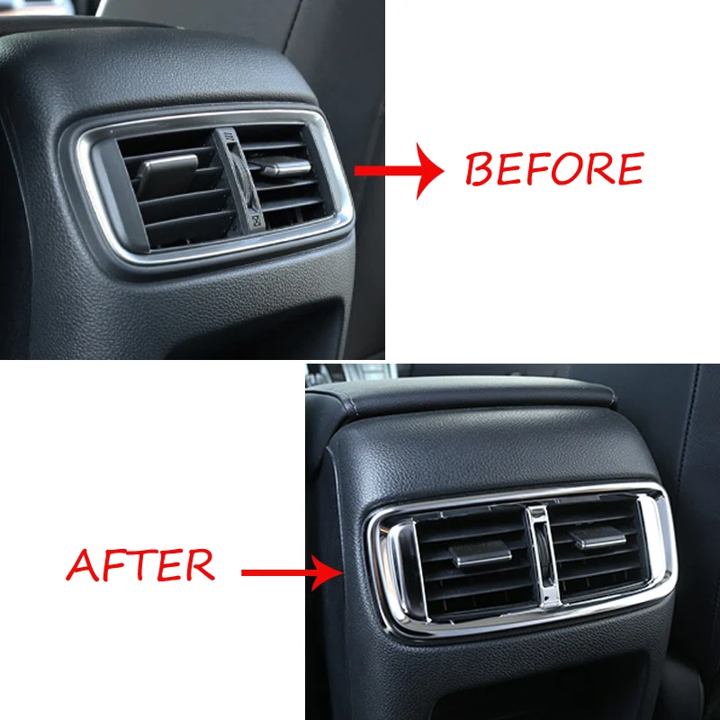 Автостайлинг для Honda CRV CR-V 2017 2018 2019 2020 автомобильные аксессуары задний ряд AC Vent