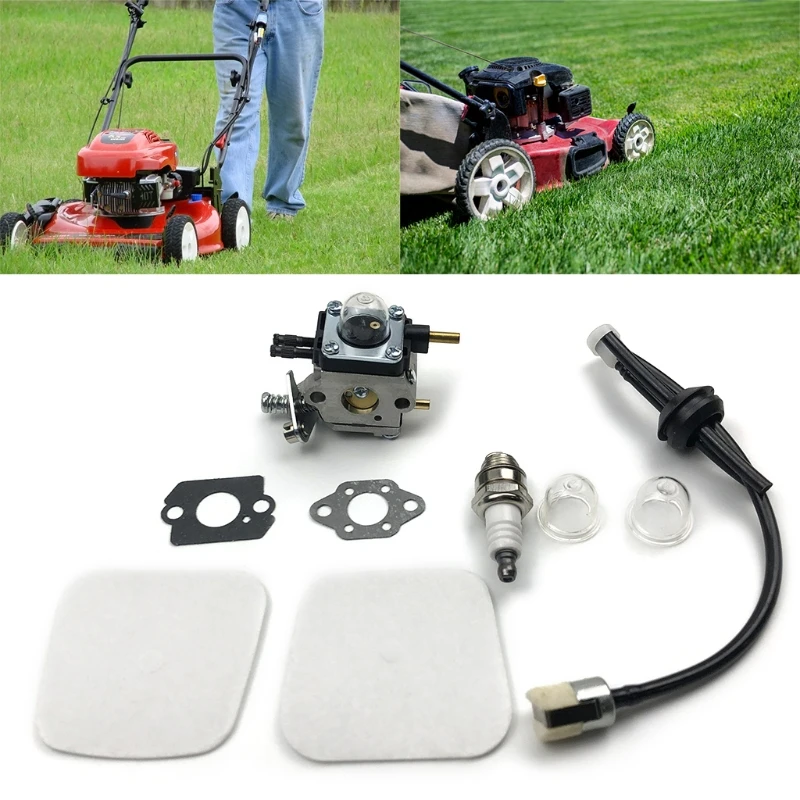 

Cultivator / Lawn Mower Metal Parts 9 Pieces Set Carburetor Assembly for ECHO SV-4B SV-4B(H) SV-5C and More