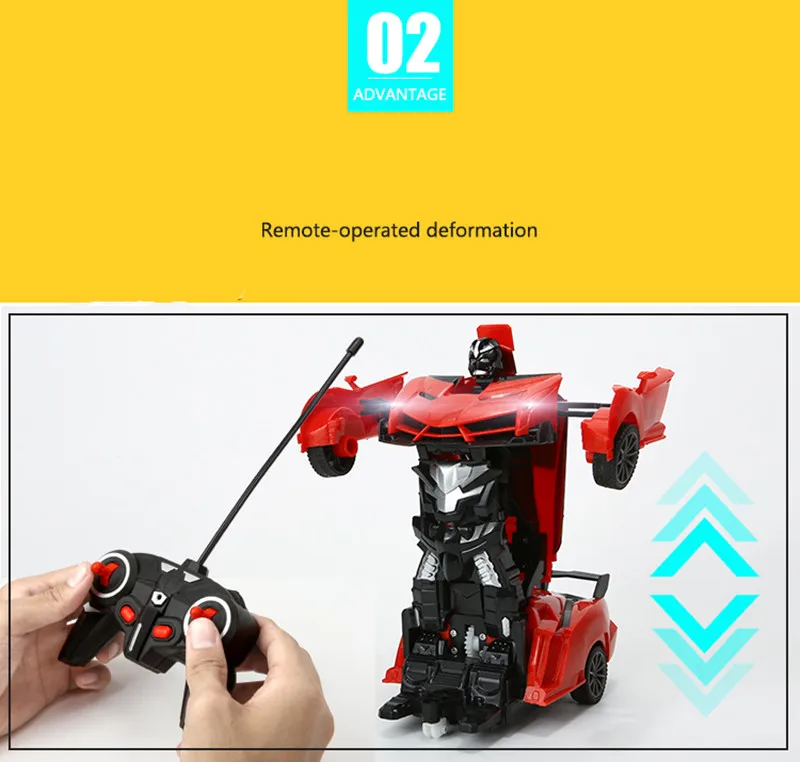 1/18 трансформатор Rc автомобиль 2 в 1 Трансформеры модели роботов Дистанционное