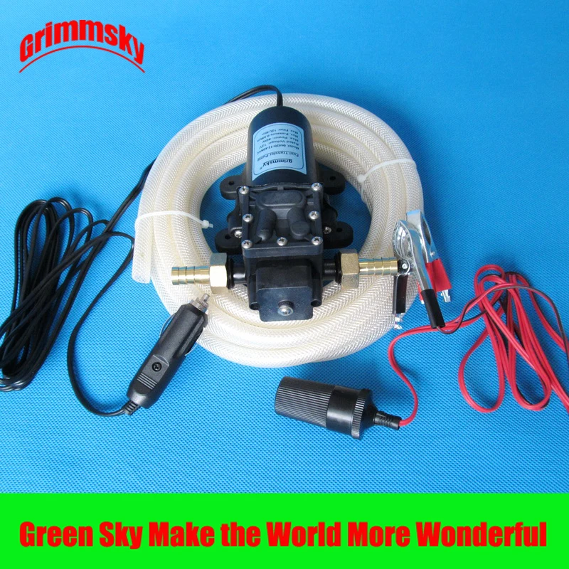

max. 12l/min. big flow rate12v DC 40W vehicle mounted kits fuel oil transfer pump