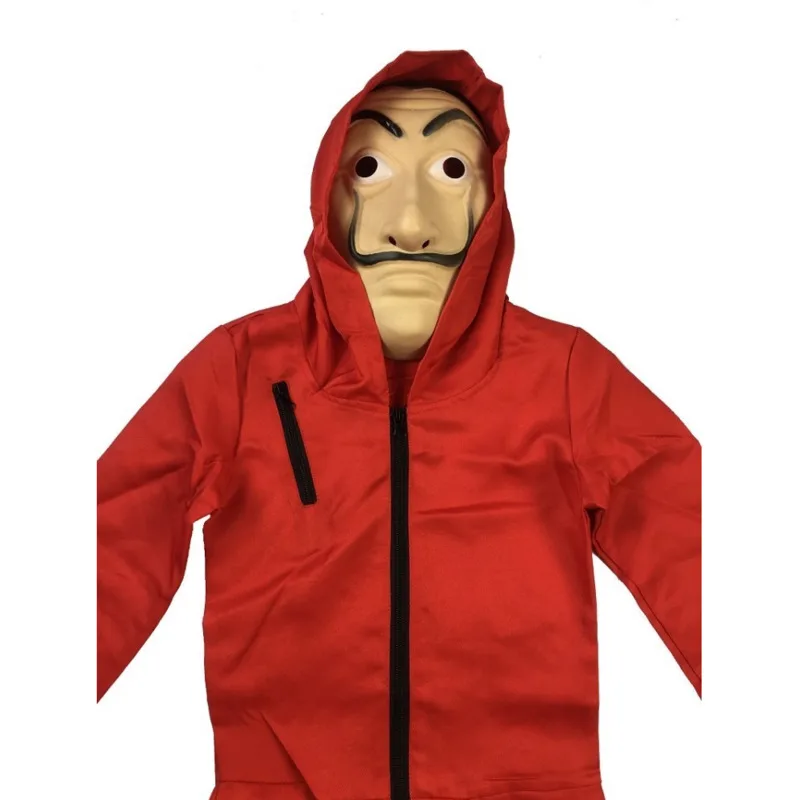 Костюм бумажного дома бумажный костюм для косплея Сальвадора Дали костюмы на