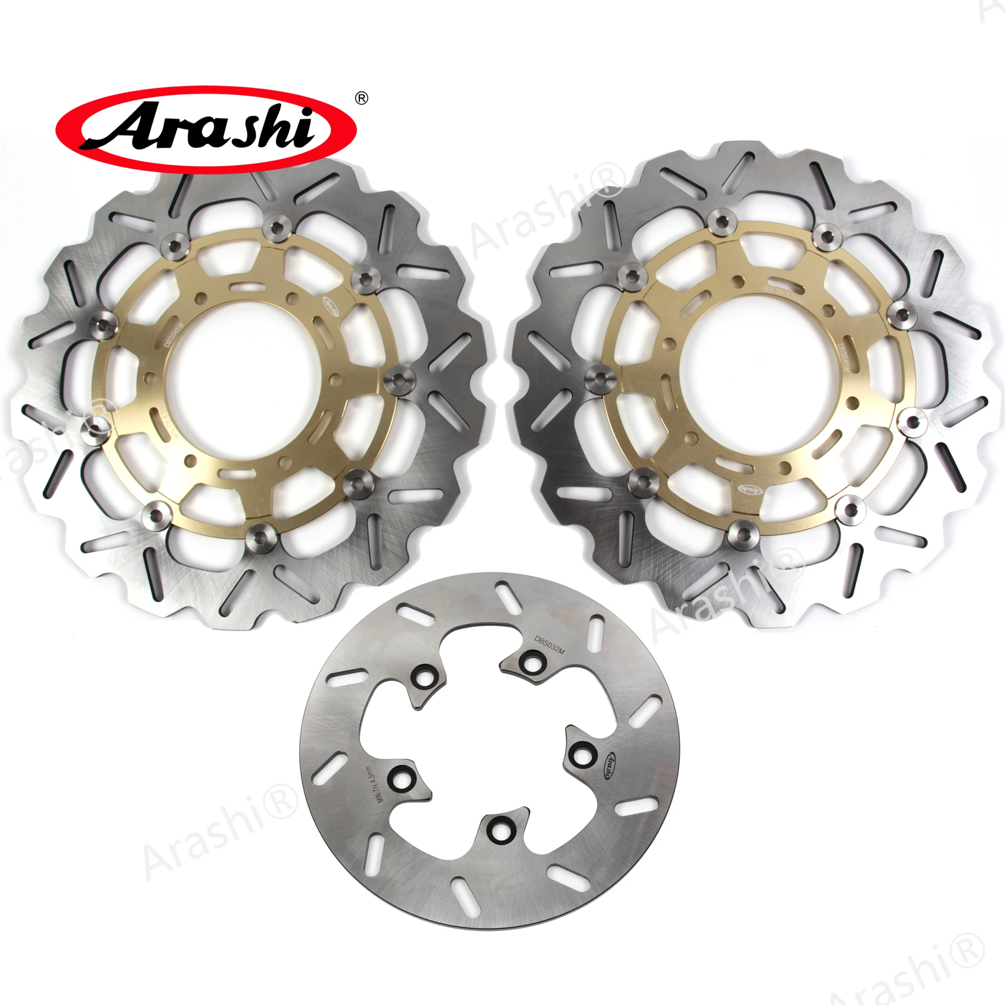 

Arashi 1 комплект GSX R 600 750 2008 - 2017 CNC Передние Задние тормозные диски роторы для SUZUKI GSX600R GSX750R 2011 2012 2013 310 / 220 мм