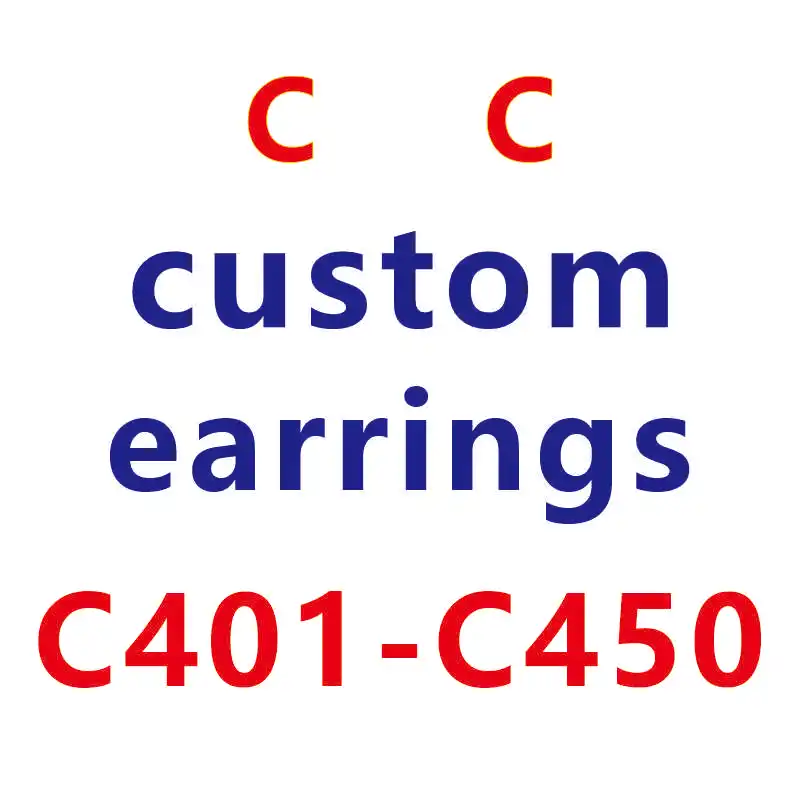 

C401-C450 carta cc brincos para as mulheres como um presente de moda jóias carta marca balançar brinco boa qualidade