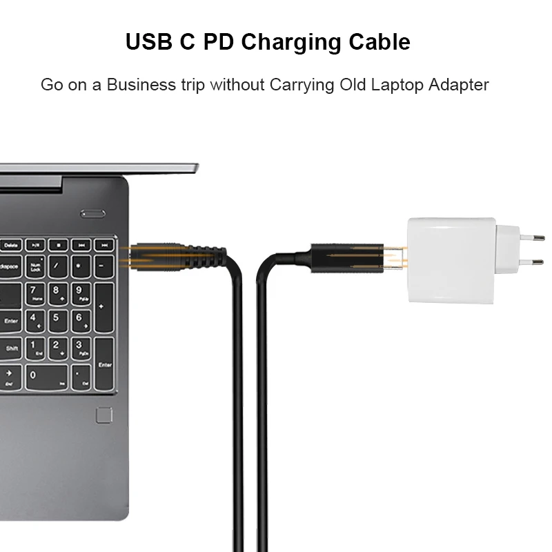 USB Type C PD зарядный кабель 3 0X1 1 мм штекер переходник для Asus Samsung Acer 19 в ноутбук