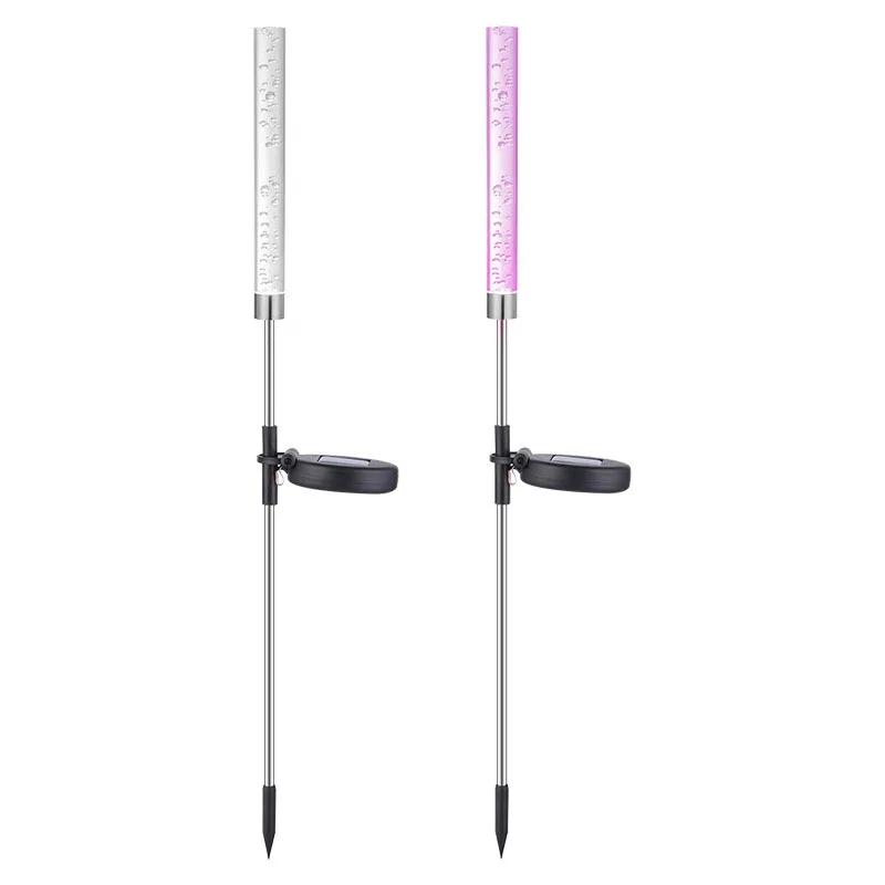 Солнечный красочный светильник газон s наружный водонепроницаемый акриловый